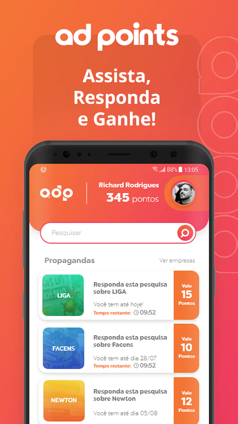 Ad Points product view 2