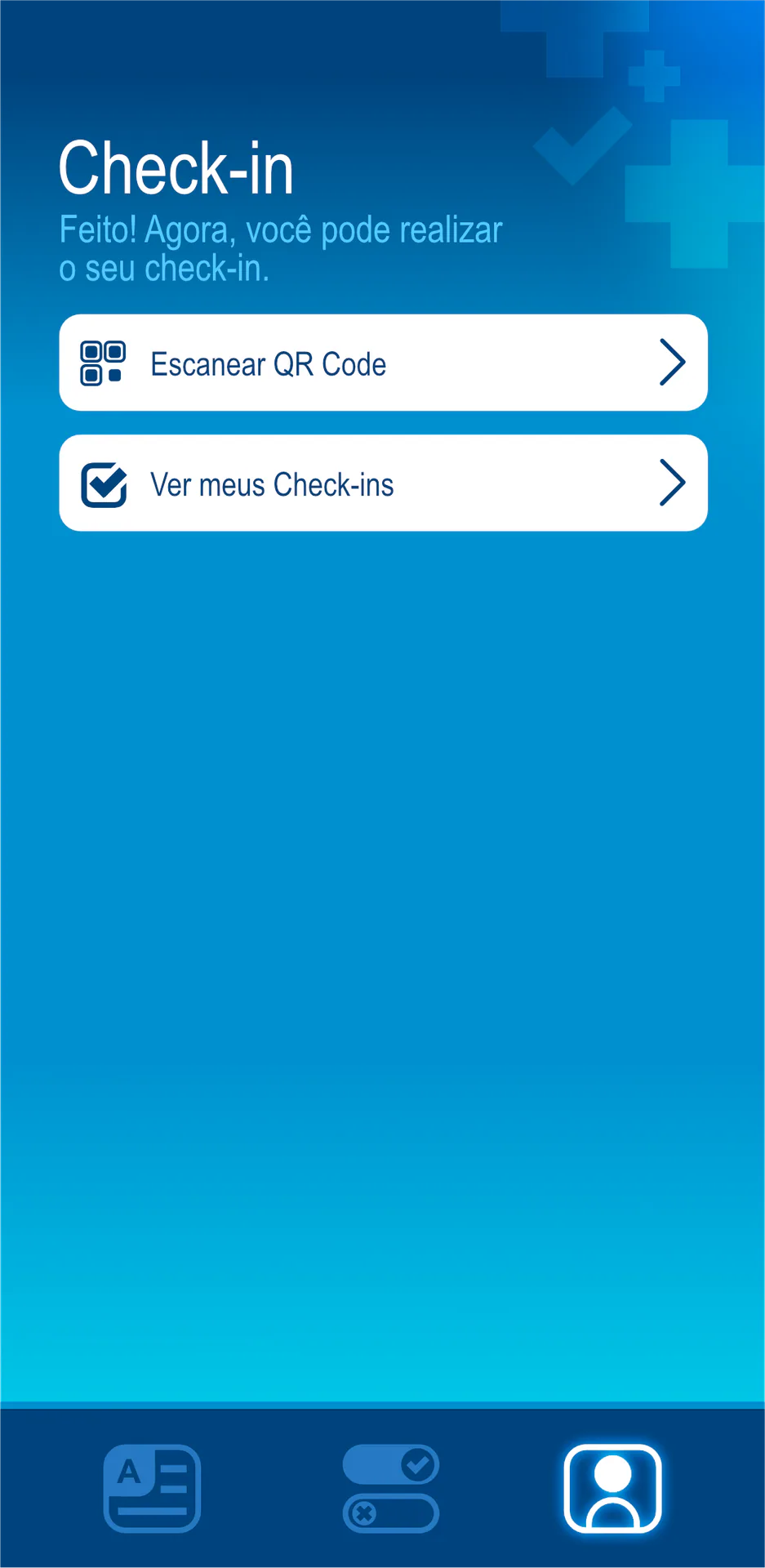 Student entry point for the campus access workflow.