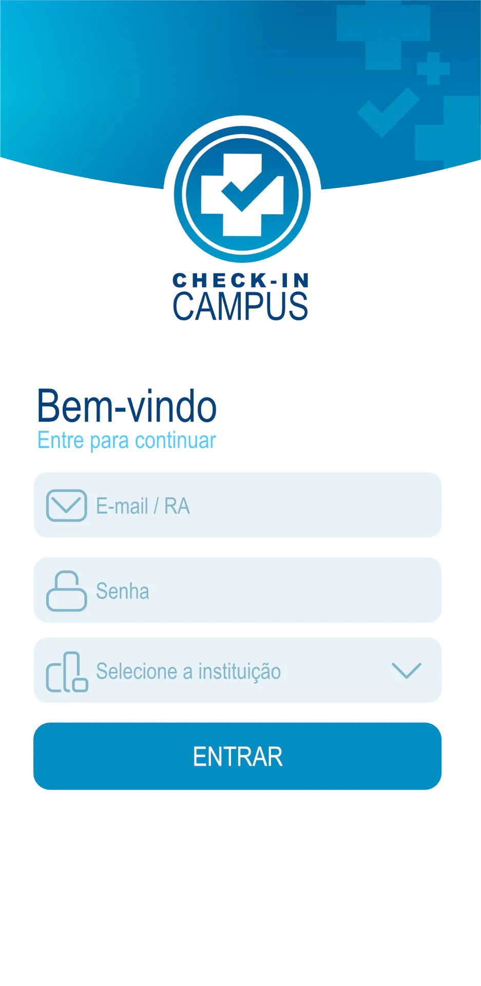 Mobile guidance for the campus entry process.
